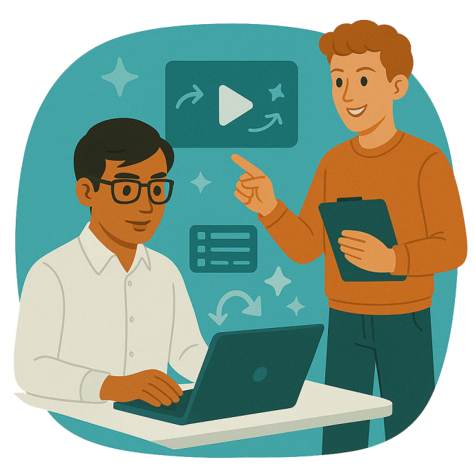 video and animation with email