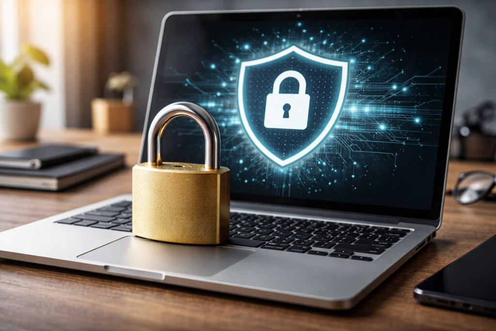 Digital security on a desk