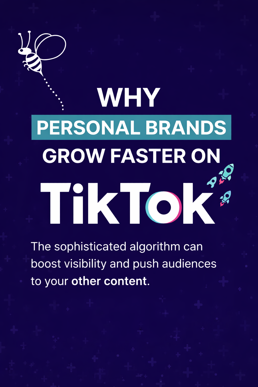 TikTok growth strategy illustration showing how TikTok traffic can drive followers to Instagram and other social media platforms.
